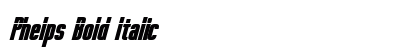 Phelps Bold Italic Preview