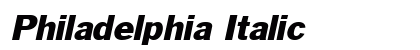 Philadelphia Italic Preview