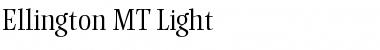Download Ellington MT Light Font