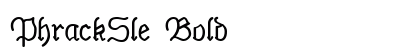 PhrackSle Bold preview