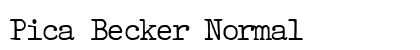 Pica Becker Normal preview