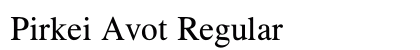 Pirkei Avot Regular preview