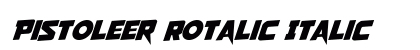 Pistoleer Rotalic Italic preview
