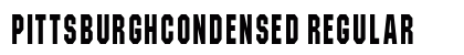 PittsburghCondensed Regular preview