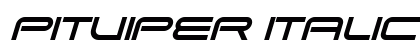 Pitviper Italic preview