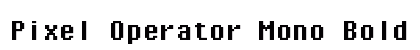 Pixel Operator Mono Bold preview