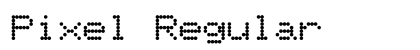 Pixel Regular preview