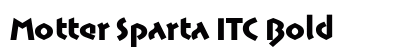Motter Sparta ITC Bold preview