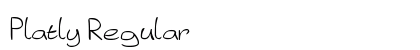 Platly Regular preview