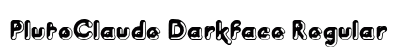 PlutoClaude Darkface Regular preview