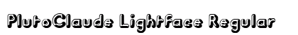 PlutoClaude Lightface Regular preview