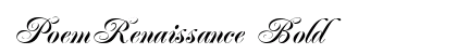 PoemRenaissance Bold preview