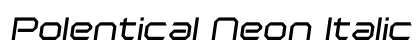 Polentical Neon Italic preview