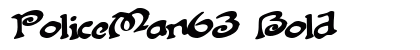 PoliceMan63 Bold preview