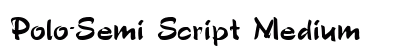 Polo-Semi Script Medium preview