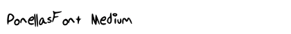 PonellasFont Medium preview