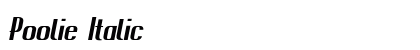 Poolie Italic Preview