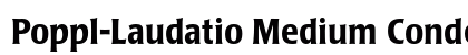 Poppl-Laudatio Medium Condensed preview