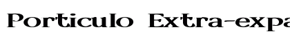 Porticulo Extra-expanded Bold Preview