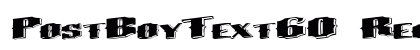 PostBoyText60 Regular preview