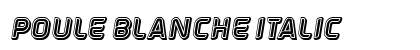 Poule Blanche Italic Preview