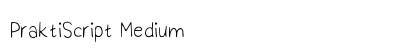 PraktiScript Medium preview