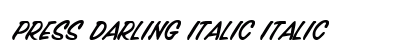 Press Darling Italic Italic preview