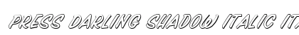 Press Darling Shadow Italic Italic preview