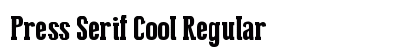 Press Serif Cool Regular preview