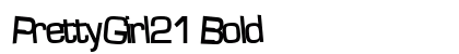 PrettyGirl21 Bold preview