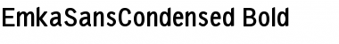 EmkaSansCondensed Bold Font