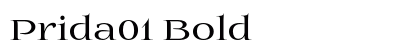 Prida01 Bold preview