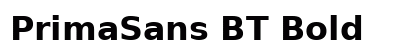PrimaSans BT Bold preview
