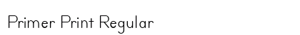 Primer Print Regular preview