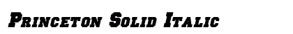 Princeton Solid Italic Preview