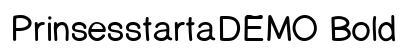 PrinsesstartaDEMO Bold preview