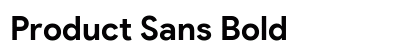 Product Sans Bold preview