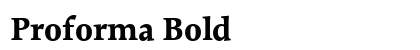 Proforma Bold preview