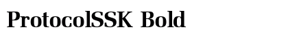 ProtocolSSK Bold preview