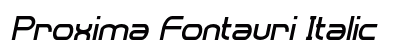 Proxima Fontauri Italic Preview