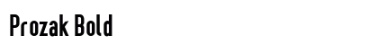 Prozak Bold preview