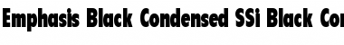 Download Emphasis Black Condensed SSi Font Download Emphasis Black Condensed SSi Font