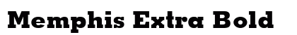 Memphis Extra Bold Preview