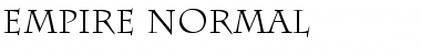 Empire Normal Font