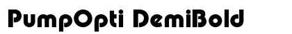 PumpOpti DemiBold Preview