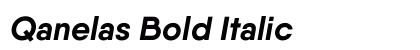 Qanelas Bold Italic Preview
