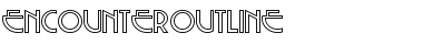 EncounterOutline Regular Font