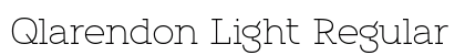 Qlarendon Light Regular preview