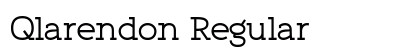 Qlarendon Regular preview