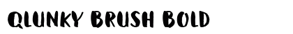 Qlunky Brush Bold preview